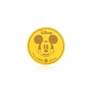 FC1 SK Jewellery Disney Face of Mickey 999 Pure Gold Coin 0.1g