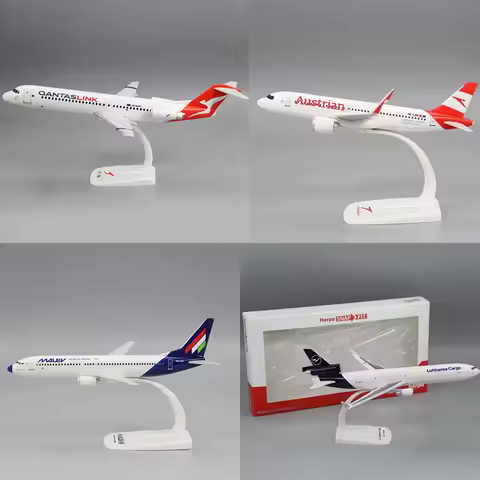 1:200 Fokker FK-100 QANTAS/IBERIA EXPRESS/AustrianA320neo /Malév MALEV737-800 /MD-11 Lufthansa Cargo