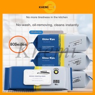 Khemi Non-Woven Kitchen Wet Wipes. Mini Disposable Wet Tissue Wipes. Multi Purpose Use Wet Wipes