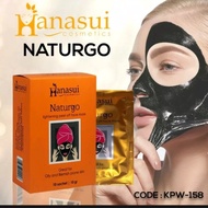 (1 BOX ISI 10 PCS )MASKER WAJAH HANASUI NATURGO MASKER LUMPUR WAJAH BPOM /MASKER KOMEDO MASKER JERAW