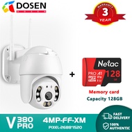 Kamera Cctv DOSEN untuk rumah 4MP kamera cctv HD penuh wifi 360 wireless outdoor IP66 Weatherproof w