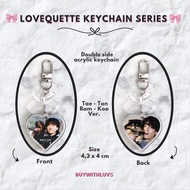 Lovequette keychain (PO 8 DAYS)
