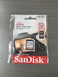 SanDisk 32GB Ultra 120mb/s SDHC 記憶卡 SD卡(SDSDUN4-32GB)