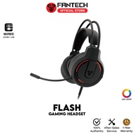 Fantech Flash HQ53 Gaming Headset | LED Light | 3.5mm + USB plug Wired Connect | 50mm Driver