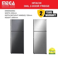 HITACHI R-VX450PMS9 366L 2-DOOR FRIDGE (2 TICKS)