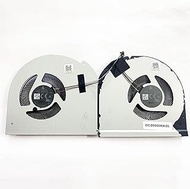 CPU+GPU Cooling Fan Replacement for Dell Procision 7760 M7760 7750 M7750 Metal Fan Blade RTX5000 DC5
