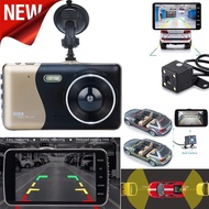 2019 New Hot Sale 4 LCD IPS Dual Lens Car Dash Cam FHD 1080P Dashboard Camera 170 Driving DVR  Cars