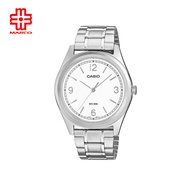 Casio General MTP-B210D-7AV Silver Stainless Steel Band Men Watch