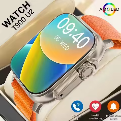 T900 Ultra 2 Smart Watch 49mm Men Women Bluetooth Call BT Music Game Wireless Charging NFC Waterproo