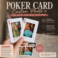 CUSTOM Gambar Sendiri Photo Poker Card Couple | Kad Poker Gambar Custom | Personalized Gift Hadiah A