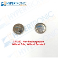 CR1220 Maxell battery non-rechargeable 3v