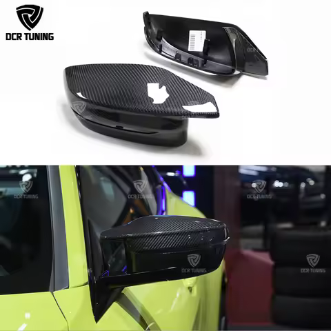 New M3 M4 For BMW M2 G87 M3 G80 G82 Competition Real Carbon Fiber Replacement Side Door Mirror Cover