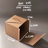 CAKE BOX 12x12x12 cm CONTENTS 10 PCS BENTO CAKE BOX/ KOREAN CAKE BOX/