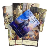 10.4*7.3cm Loving Words From Jesus Oracle Cards A 44 Tarot English Visions Divination Deck Borad Pla