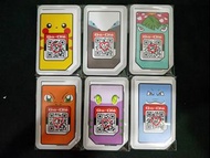 Gaole 精靈寶可夢加傲樂 Pokémon Ga-Olé 支援卡 波士可多拉 黏美龍 水箭龜 皮卡丘 噴火龍 妙蛙花