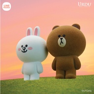 URDU福部屋LINE FRIENDS BROWN植絨系列盒玩/ 6入盒裝