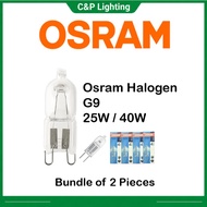 (Bundle Promo) Osram Halogen Bulb G9 25W / 40W