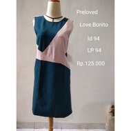 [PRELOVED] Love Bonito Blue Pink Dress
