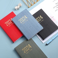 2024 A5 Pocket Notebook 365 Days Notepad Diary Notebook Day Week Month Planner Office School Stationery