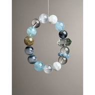 Natural Green Ghost Double-pointed, Blue Melaleuca Ghost, Aquamarine, White Snowflake Ghost, White G