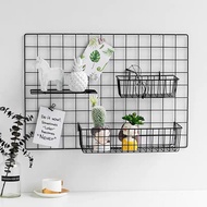 YSSH Grid board Tray Hanging Basket Wall Accessories Decoration Dormitory Shelf Rack Grid board