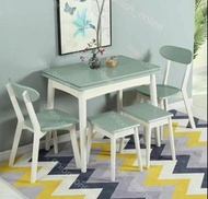 多功能實木伸縮旋轉折疊餐桌