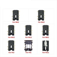 Headphone Jack Ear Earphone Audio Flex For Samsung Galaxy F41 F02s F62 M02 M12 M32 M42 M62 Port Conn