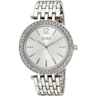 XOXO Ladies', Rhinestone Accented Bezel Dress Watch