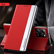 S23Ultra Case Luxury Plating Leather Flip Cover For Samsung Galaxy S23 Ultra Sumsung S 23 Plus S23+ 