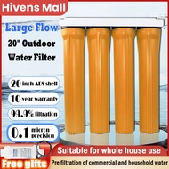 Intact Water Filter Outdoor 20 Inch Drinking Water Purifier Filter Housing With Filter Penapis Air L