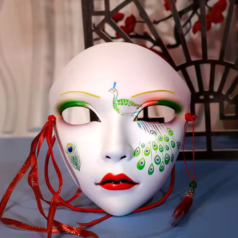 Bird of Juno Cosplay Party Mask Anime Mask Costume Accessories Carnival Mask Halloween DIY Decorate 