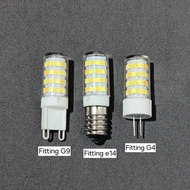 Halogen Lamp LED Nut Foot G9/G4/E14 5 Watt 220V 3 Colors