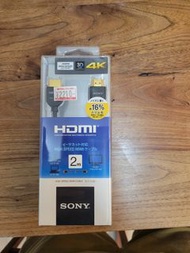 Sony 4K HDMI 高速傳輸線 2m