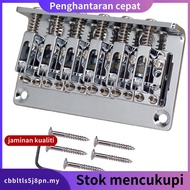 12 String Fixed Hardtail Saddle Bridge Top Load Guitar Tailpiece for Electric Guitar 12-String Elect