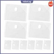 24 Pcs Document Bag Plastic Envelope Clear Pencil Case File Folders Horizontal Section Pp Holder ndu