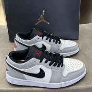 Pure Original AJ1 Toe Low-Top Gray Trendy All-Match Campus Couple Men Women Casual Sports Skateboard