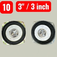 3" 3IN 3INCH 2 OHM 5 WATT SPEAKER WITH DIY SPEAKER BOLT HOLDER 3INCH 10 SPEAKER SPARE PARTS