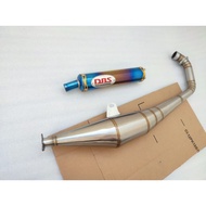 DBS exhaust pipe on for Yamaha 125z 125zr/
