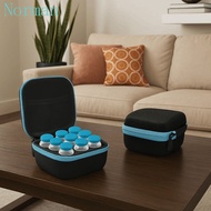 NORMAN Insulin Organizer, EVA Large Capacity 9 Vials Storage Case, Practical Wear-resistant 10ML Wat