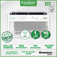 EVEREST 1.0 HP Inverter Window Type Aircon/ Full Dc/ Wifi Function/ Filter/ Remote Control/12-16 sqm
