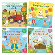 Sing Along With Me Series 3 (Total 4 Books) (Hard Page Sliding Book) (With Audio File QRcode) Book)/