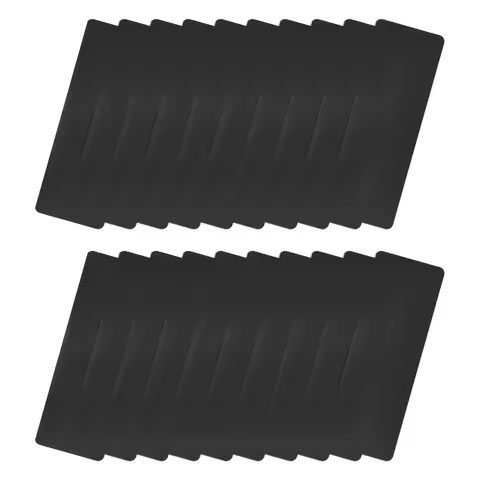 20/30pcs Blank Metal Card Painted Aluminum Plate 45x15mm 50x22mm 80x30mm 85x50mm for DIY Laser Engra