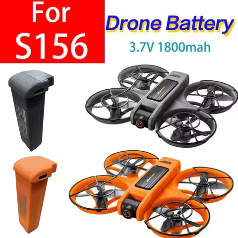 1 Piece 3.7V 1800mAh Mini Drone Battery For S156 RC Quadcopter Drone Replacement Battery DIY Accesso