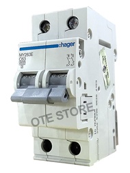 HAGER 2POLE MCB (4.5kA) (32A / 40A / 63A) (MY SERIES)