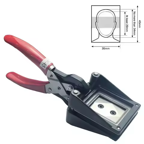 22*32mm 25*35mm 35*45mm ID Card License Puncher Cutter Manual Right Angle Phase Cutter Photo Scrapbo