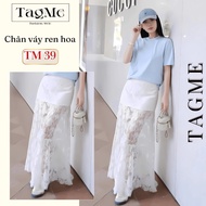 High-quality 2-layer lace skirt, Korean lady's style, flattering and easy to coordinate TM39 | Tagme
