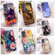 For Motorola Moto G62 5G Case Colorful Flower Cartoon Silicone TPU Phone Cases For Moto g62 MOTO G62