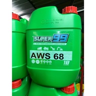 Super 99 Hydraulic Oil AWS 68 18 US Quarts For Agriculture Backhoe Excavator Forklift Minyak Hidraul