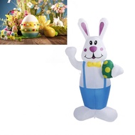 Hanhan1 Blow Up Decoration  6.2ft Cute Inflatable Bunny Yard for Lawn (US Plug 100 to 240V)