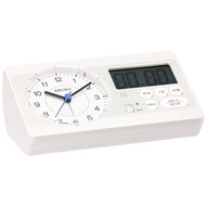 Seiko clock alarm clock 100-second calculation Hideyama Hideo model Seiko Study Time Learning Timer White Pearl KR893W SEIKO